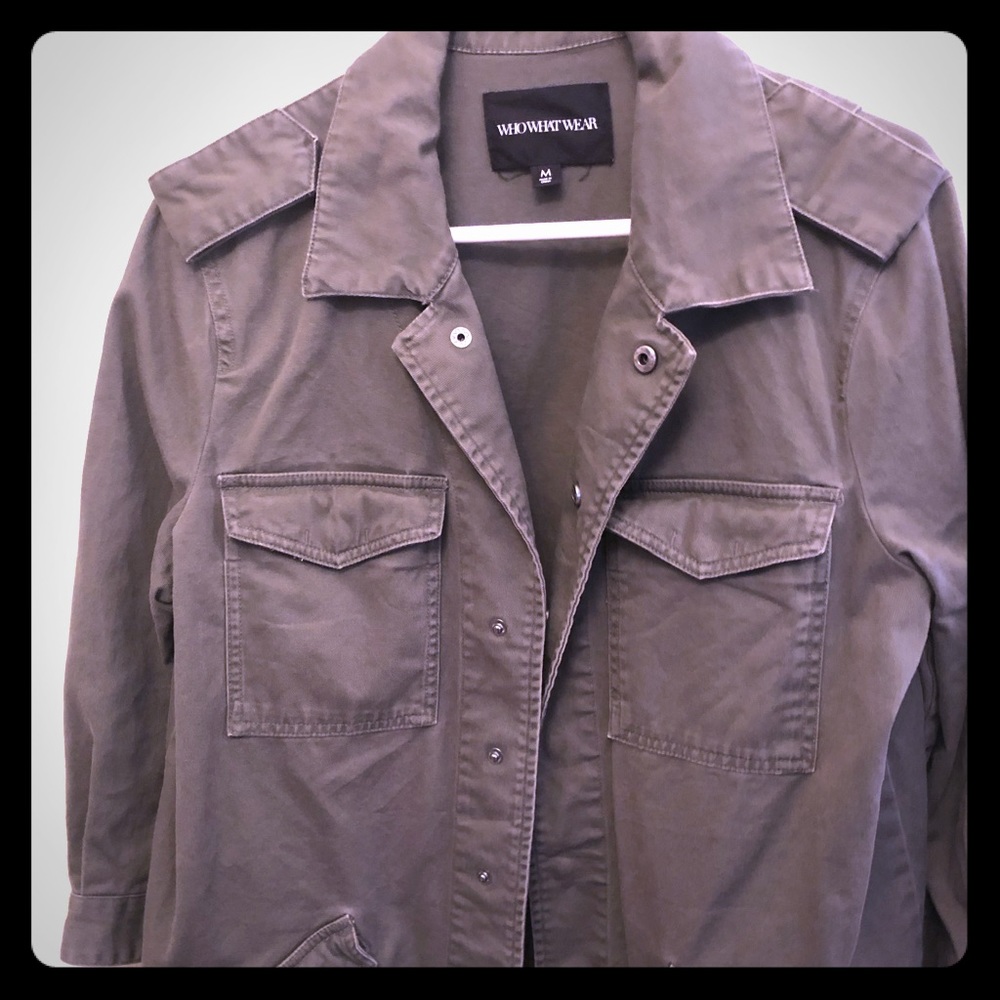 Green coat